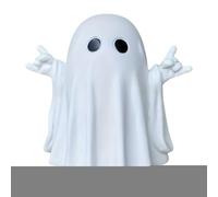 Figura De Fantasma De Halloween | Figura De Fantasma Halloween Arte Divertido,Adornos para Escena Rock de Mesa, Alfeizar, Porche, Estantería y Chimenea de Casa Encantada