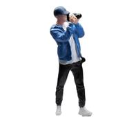 Figura de fotógrafo de juguete - Miniatura escala 1/64 de 1,02 pulgadas | Juguete de exhibición de personajes, colección de figuras de personas de fotógrafo arquitectónico para escritorio, decoración