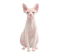 Figura de Gato esfinge - Sphinx Cat Animals Figure Toys High Simulation Vivid Hairless Cat Toy | 3.74 * 3.54 * 1.57 Pulgadas Vivid Sphinx Cat Animal Figure para casa, Oficina, Escritorio