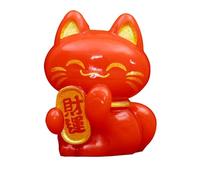 Figura de gato Maneki Neko Fortune, decoración de la , personajes de animales, figura coleccionable para decoración de pasteles, plantas, decoración de automóviles, escenas de paisaje