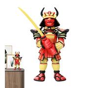 Figura de guerrero de impresión 3D, modelo de articulaciones móviles, ayuda de acción de postura libre con aspecto duradero, dispositivo de estatua para padres e hijos con construcción elegante,