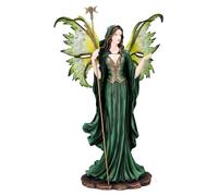Figura de hadas mística de Adora's de hadas, 59 cm, de hadas verdes, varita mágica