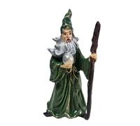 Figura De Halloween - Decoración De Bruja Mago De Halloween | Adorno De Mago De Bruja De Halloween De Resina: Estatua De Fiesta De Resina para Fiestas Temáticas, Accesorios De Decoración