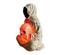 Figura de Halloween Luz LED con Calavera Segador Siniestro