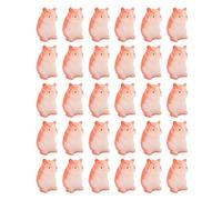 Figura de hámster en miniatura ZPLKKYGR, accesorio de resina para casa de muñecas, para modelos a escala 1/12 y 1/6, accesorio de fotografía, bonito adorno de animal, regalo para (Marrón)