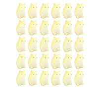 Figura de hámster en miniatura ZPLKKYGR, accesorio de resina para casa de muñecas, para modelos a escala 1/12 y 1/6, accesorio de fotografía, bonito adorno de animal, regalo para (Amarilla)