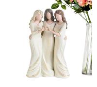 Figura de hermanas | Escultura de resina refinada con significado profundo para decoración de interiores - Escultura para cumpleaños, Acción de Gracias y entre hermanas | Para familia, amigos, niñas