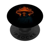 Figura de hongo con capucha Dark Shroom Mystic Art PopSockets PopGrip Adhesivo