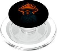 Figura de hongo con capucha Dark Shroom Mystic Art PopSockets PopGrip para MagSafe