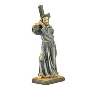 Figura de Jesucristo | Artesanía católica Religiosa de Resina | Personaje religioso - para decoración del hogar Sala de Estar Iglesia Oficina Mesa
