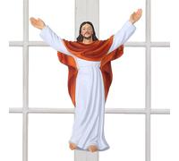 Figura de Jesús Cristo - Handcrafted Art, Espiritual Ornament, Religious Figurine, Smooth Realistic Pose Timeless Decor | Suitable Ideal Festive Gifting Home Altar Prayer Corner Meditation