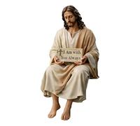 Figura De Jesús En Resina Decoración Religiosa Espiritual de Resina Pintada
