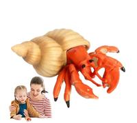 Figura de juguete de ermitaño | Figura de acción, criatura oceánica, modelo de , juguete, figuras de ermitaño, animales del océano, realistas y exquisitos, para restaurante