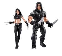 Figura de Juguete Hasbro Marvel Legends X-Force X-23 y Warpath articulada multicolor