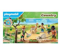 PLAYMOBIL Country 71251 Paseo con Alpaca, Animales de Granja ecológicos, Juguetes sostenibles para niños a Partir de 4 años