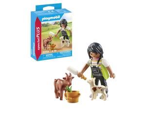 Figura de juguete Playmobil SpecialPlus 71759 Mujer con cabras