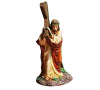 Figura De La Cruz De Jesús - Figura Clásica De Cruz De Jesús, Figuras De Crucifijo De Jesús, Estatua De Cristo, Estatua Religiosa De Jesús, Estatua Clásica La Cruz Jesús Para Decoración 11x5x12cm