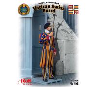 Figura De La Guardia Suiza Del Vaticano 1:16 Kit De Modelo De Plástico ICM