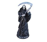 Figura de la Muerte de la Hoz, Dios de la Muerte, Estatua de Resina, Figura de Terror Premium humorística, Adorno de Escritorio, decoración gótica, Escultura Pintada para Oficina, hogar, Sala de Esta