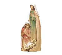 Figura de la Sagrada Familia,Figura de madera de la Sagrada Familia - Figuras de colección de madera tallada Escena de la Natividad de Jesús | Figura decorativa tallada tradicional pintada a la
