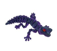 Figura De Lagarto Articulada, Escultura De Reptil Impresa, Juguete De Escritorio Posable | Diseño De Cuerpo Modular Que Permite La Colocación Dinámica, Placer De Interacción Táctil, Artículo De Nouv