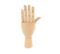 Figura de maniquí de arte manual Schima Wood Mannequin Left Hand para dibujar y dibujar