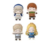 Figura de Marcille Donato, figura de anime Laios Touden, 4 piezas, bonita figura de acción de dibujos animados, bonita decoración de pastel de fiesta, decoración de escritorio, coleccionables