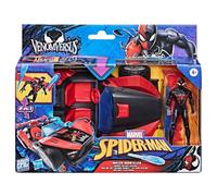 Marvel Spider-Man VenomVersus, Epic World of Action, Bólido Lanzador de Miles Morales, Figura y Coche de Juguete, Juguetes de superhéroes, A Partir de 4 años