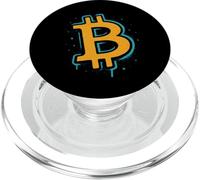 Figura de Meditación Emblema Digital Arte Crypto PopSockets PopGrip para MagSafe