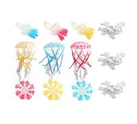Figura De Medusas - 2.4 Pulgadas Modelo De Medusas | Kit De De Ciclo De Vida De Criatura Marina | Juguetes De Figura De Modelo Realista | Criatura Marina Simulada | Colección De Figuras De Anim