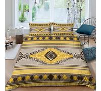 Figura de mendigo hopi con diseño Horizontal Juegos De Ropa De Cama Impresión 3D,Microfibra Funda De Edredón Y Fundas De Almohada 3 Unidades para Niños Y Adultos King（220x240cm）