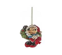 Disney, Figura de Minnie Mouse disfraza de Mamá Noel para colgar, Enesco