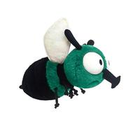 Figura de mosca de peluche, 96 g, muñeco de insectos suave, juguete de dibujos animados esponjoso, modelo de criatura alada, linda criatura nueva criatura viviente, suave acento de fantasía para
