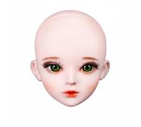 Figura de Muñeca Coleccionable con Articulado Flexible Superficies Compatibles con Maquillaje DIY Partes Intercambiables y Proporción Real Adecuada, Cabeza De Maquillaje Mengmeng
