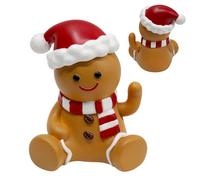 Figura De Navidad - Decoración De Resina 6,3 Pulgadas | Muñeco De Nieve Y Papá Noel - Manos Interactivas, Para Jardín, Interior, Estantes, Escritorios Y Mesas De Cocina, Ideal Para Fiestas Regalos