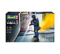 Figura De Oficial Swat Kit De Plástico 1:16 Modelo REVELL