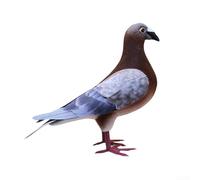 Figura de paloma de espuma realista hecha a mano, modelo de pájaro artificial con alas reforzadas y garras de plástico para decoración interior de la casa, pieza de acento de jardín, decoración