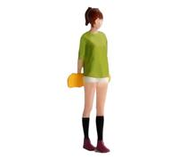 Figura de patinador hecha a mano a escala 1/64 con detalles intrincados para paisajes en miniatura y mesas de arena, muestra personajes realistas de modelos a escala