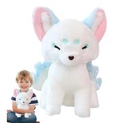 Figura De Peluche - Muñeco De Animal Mítico Esponjoso Con Múltiples Colas, Regalo De Almohada De Fantasía Tierno | Tema De Criatura Adorable Para Decoración De Habitaciones Festivas, Acento Co