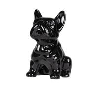 Figura de perro de dolomita negra 15 cm