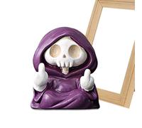 Figura De Perro De La Muerte God Walking, Adorno De Grifería, Estatua De Cráneo, Presente, Amplia Gama De Aplicaciones, 4.5 Cm, para Gabinete De Televisión, Estantería, Chimenea, Mesa De Entr