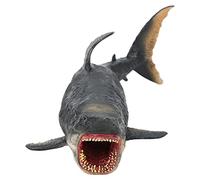 Figura de Plástico Educativa Modelo de Tiburones para Niños Ocean Sea Life Toy para Niños y Niñas, 9.1 X 3.3 X 4.5 Pulgadas, Megalodon Hueco, Grandes Tiburones Blancos Huecos, para Educación