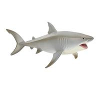 Figura de Plástico Educativa Modelo de Tiburones para Niños Ocean Sea Life Toy para Niños y Niñas, 9.1 X 3.3 X 4.5 Pulgadas, Megalodon Hueco, Grandes Tiburones Blancos Huecos, para Educación