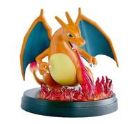 Figura de Pokémon Glurak-EX - Figura de Acción Dinámica de 16 cm con de y Portatarjetas Incorporado