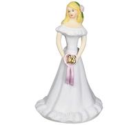 Figura de porcelana Enesco Growing Up Girls Blonde Age 16 75 Rosa dorado
