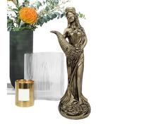 Figura de prosperidad divina, escultura clásica de la griega, acento decorativo para el hogar, elegante estatua de de resina para exhibición de sala de estar, adorno de símbolo cultural