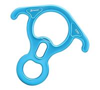 Figura de rescate de 8 descensos para cuerda de rappel, color azul, 50 kN 11000 Lbf