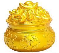 Figura de resina con diseño de nube de la suerte para colocación de Feng Shui para oficina en casa con prácticas simbólicas culturales (A)