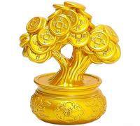 Figura de resina con diseño de nube de la suerte para colocación de Feng Shui para oficina en casa con prácticas simbólicas culturales (C)