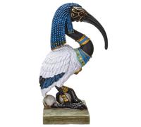 Figura de resina con pose de flamenco del dios egipcio antiguo Thoth de Pacific Giftware